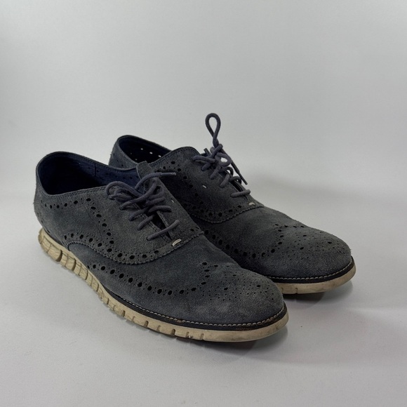 Cole Haan Dark Gray/Blue Oxfords main image 7